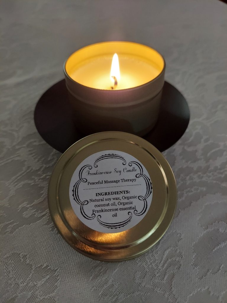 Aromatherapy Candle Peaceful Massage Therapy